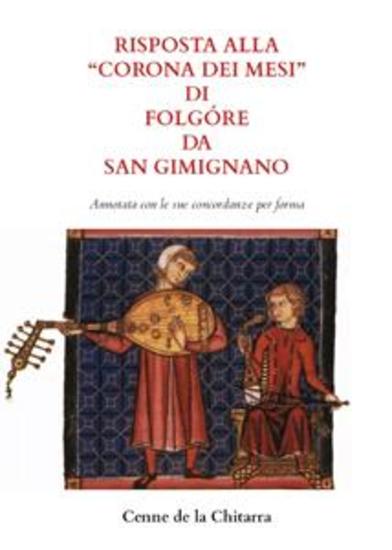 Risposta alla "Corona dei mesi" di Folgóre da San Gimignano (Annotata con le sue concordanze) - a cura di Valerio Di Stefano - cover