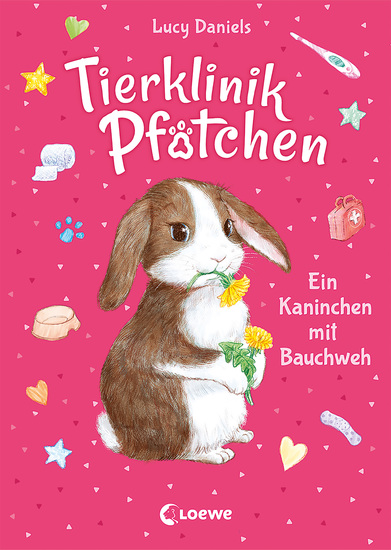 Tierklinik Pfötchen (Band 2) - Ein Kaninchen mit Bauchweh - Kinderbuch für Erstleser ab 7 Jahren - cover