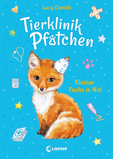 Tierklinik Pfötchen (Band 3) - Kleiner Fuchs in Not - Kinderbuch für Erstleser ab 7 Jahren - cover