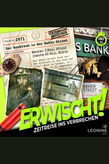 Folge 12: Der Bankraub in der Baker Street - cover