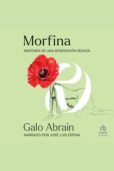 Morfina - Anatomía de una generación sedada (Anatomy of a Sedated Nation) - cover