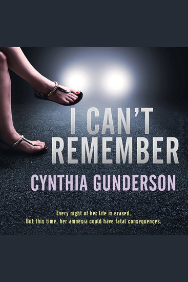 I Can't Remember - cover