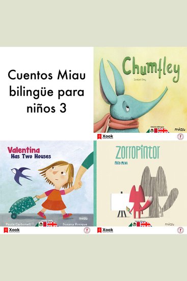 Cuentos Miau bilingüe para niños 3 - cover