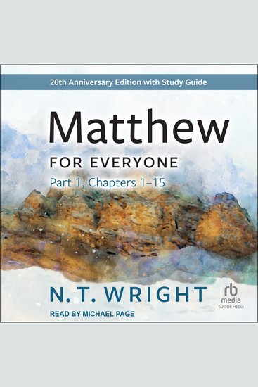 Matthew for Everyone Part 1 - 20th anniversary edition - cover