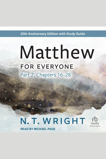 Matthew for Everyone Part 2 - 20th anniversary edition - cover