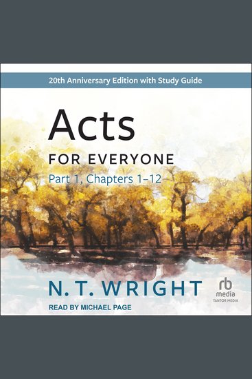 Acts for Everyone Part 1 - 20th anniversary edition - cover