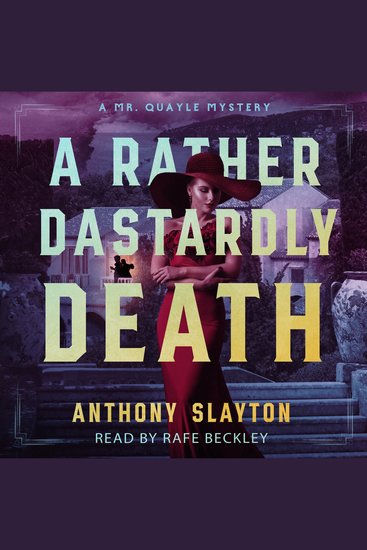 A Rather Dastardly Death - cover