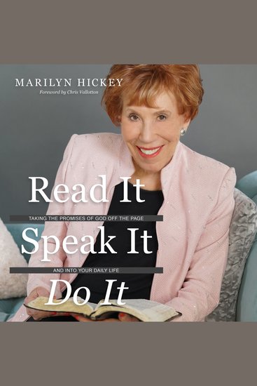 Read It Speak It Do It - Taking the promises of God off the page and into your daily life - cover