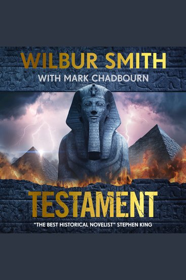Testament - The new Ancient Egyptian epic from the bestselling Master of Adventure Wilbur Smith - cover