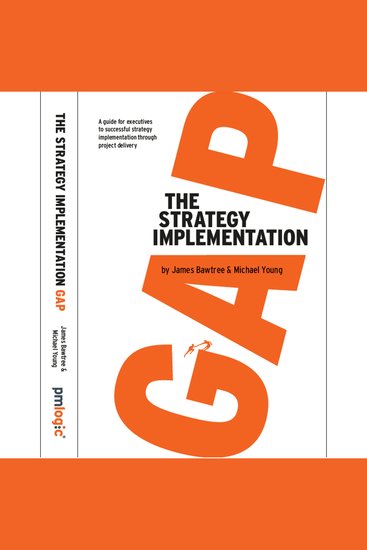 The Strategy Implementation Gap - Helping busy executives deliver their strategic goals in a sustainable efficient and effective way through projects and programs - cover