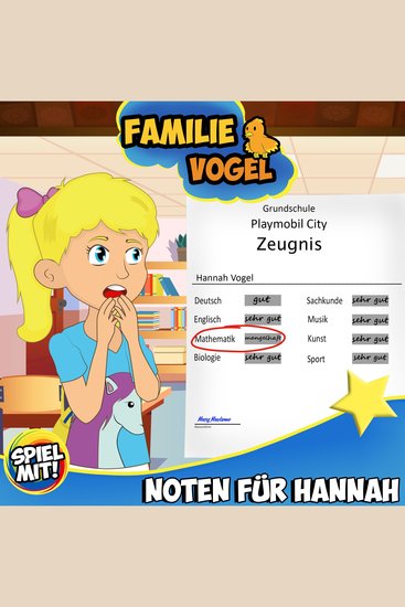 Noten für Hannah - cover
