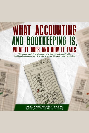 What accounting and bookkeeping is what it does and how it fails - cover