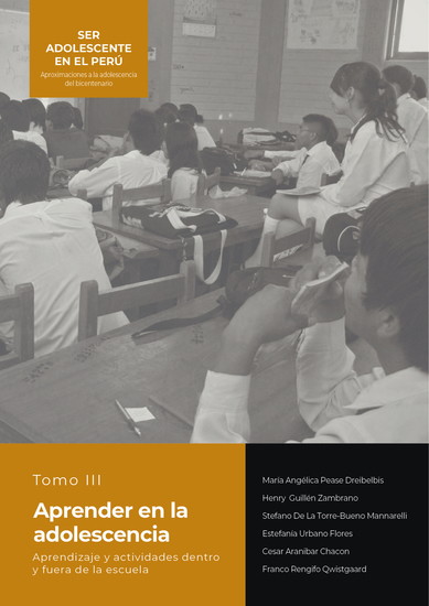 Aprender en la adolescencia Aprendizaje y actividades dentro y fuera de la escuela - cover