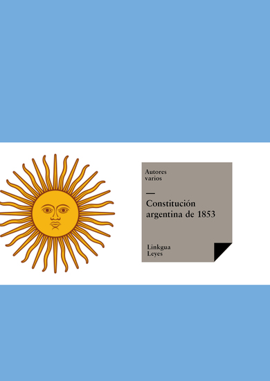 Constitución argentina de 1853 - cover