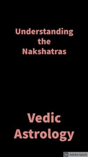 Understanding the Nakshatras - Vedic Astrology - cover