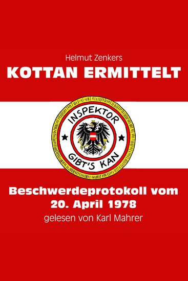 Beschwerdeprotokoll vom 20 April 1978 - Kottan ermittelt - cover