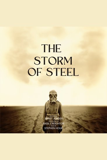 The Storm of Steel - Original 1929 Translation of the Storm of Steel - cover