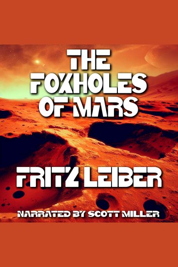 The Foxholes of Mars - cover