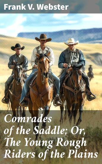 Comrades of the Saddle; Or The Young Rough Riders of the Plains - Riding into the Wild Frontier: Brave Young Cowboys on Horseback - cover