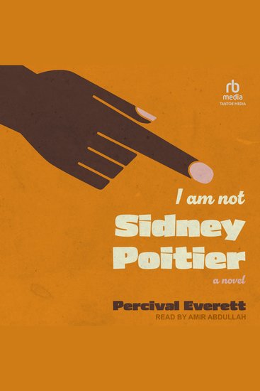I Am Not Sidney Poitier - A Novel - cover