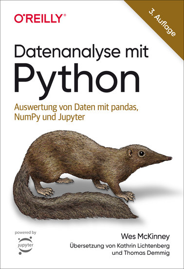Datenanalyse mit Python - Auswertung von Daten mit pandas NumPy und Jupyter - cover