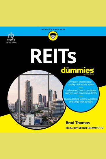 REITs For Dummies - cover