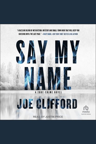 Say My Name - A True Crime Novel - cover