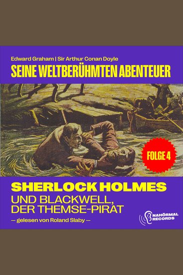 Sherlock Holmes und Blackwell der Themse-Pirat (Seine weltberühmten Abenteuer Folge 4) - cover
