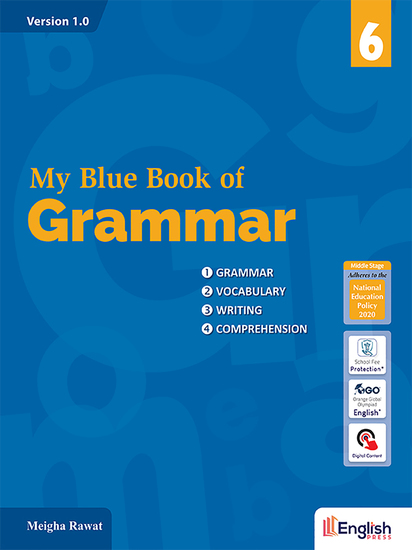My Blue Book of Grammar for Class 6 - cover