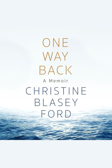 One Way Back - A Memoir - cover