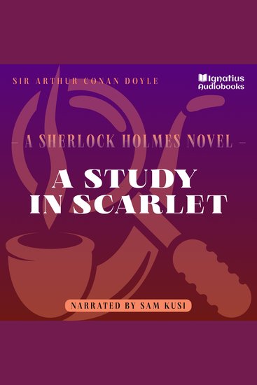 A Study in Scarlet - A Sherlock Holmes Novel - cover