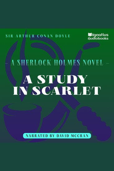 A Study in Scarlet - A Sherlock Holmes Novel - cover