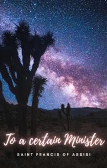 To a certain Minister - cover