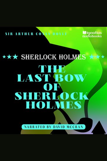 The Last Bow of Sherlock Holmes - cover