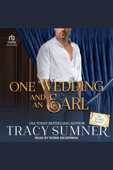 One Wedding and An Earl - cover