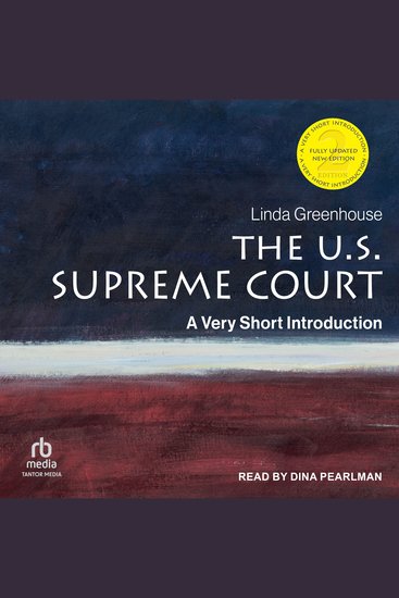 The US Supreme Court - A Very Short Introduction - cover