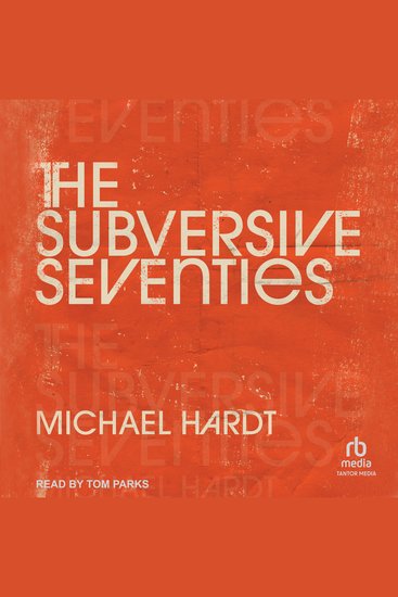 The Subversive Seventies - cover