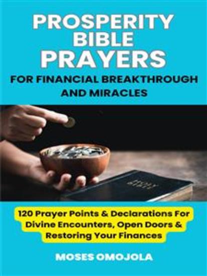 Prosperity Bible Prayers For Financial Breakthrough And Miracles: 120 Prayer Points & Declarations For Divine Encounters Open Doors & Restoring Your Finances - cover