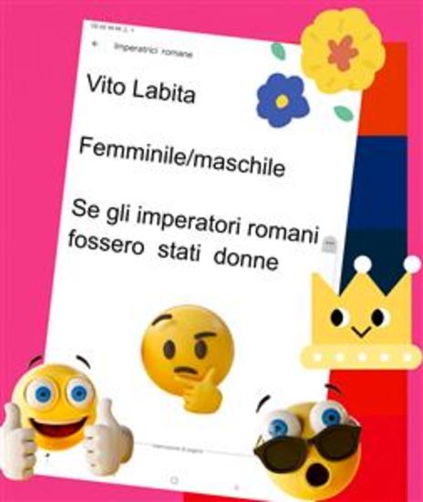 Maschile Femminile se gli imperatori romani fossero stati donne - cover
