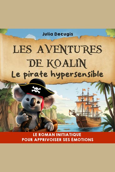 Les aventures de Koalin le pirate hypersensible - Un roman initiatique pour apprivoiser ses émotions - cover