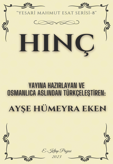 Hınç - cover
