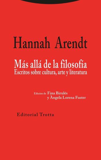 Más allá de la filosofía - Escritos sobre cultura arte y literatura - cover