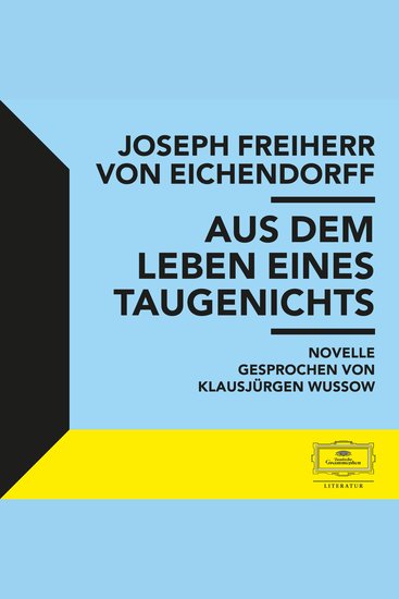 Eichendorff: Aus dem Leben eines Taugenichts - cover