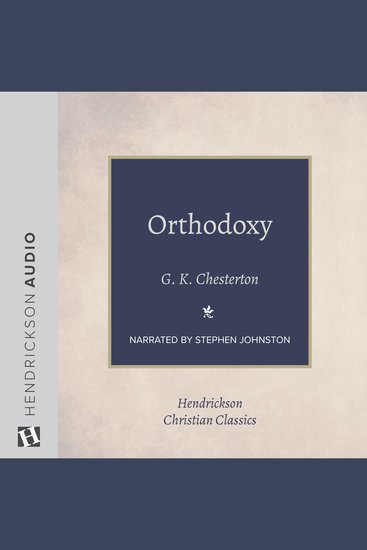Orthodoxy - cover
