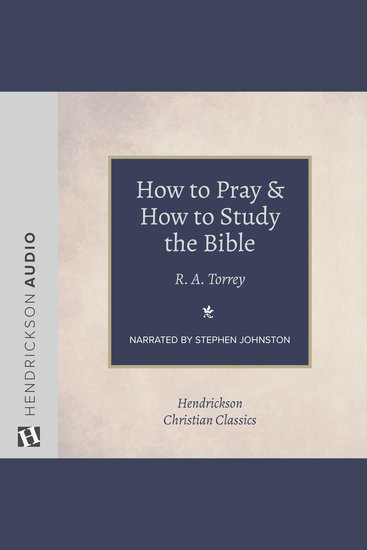 How to Pray and How to Study the Bible - cover