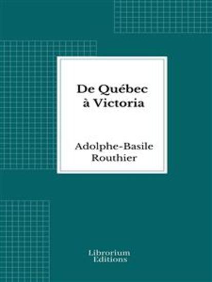 De Québec à Victoria - cover