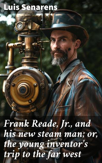 Frank Reade Jr and his new steam man; or the young inventor's trip to the far west - Inventive Adventures in the Wild West - cover