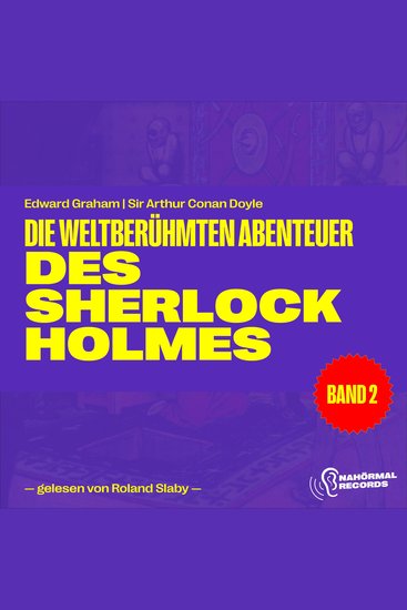 Die weltberühmten Abenteuer des Sherlock Holmes (Band 2) - cover