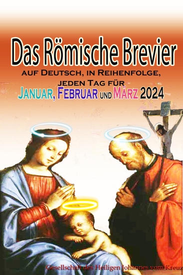 Das Römische Brevier - Auf Deutsch in Reihenfolge jeden Tag für Januar Februar und März 2024 - cover