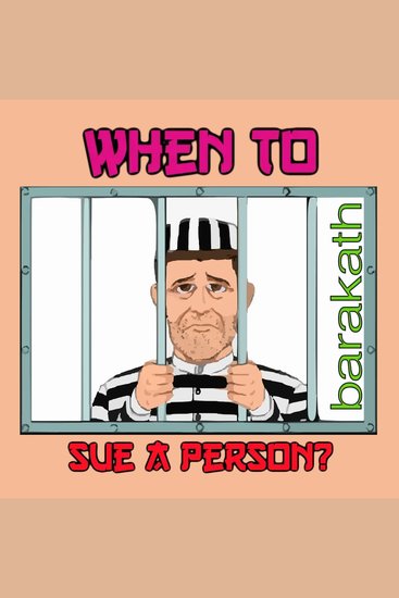 When to sue a person? - cover
